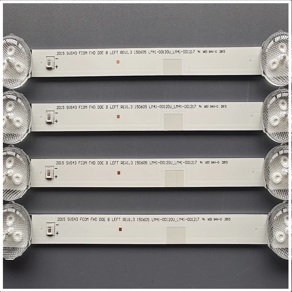 1/5/10 عدة LED شريط إضاءة خلفي ل 43 FHD-L R V5DN V8DN-430SMA-R0 430SMB UE43N5300AU UN43J5290 UN43T5300 UA43N5380 UE43N5300