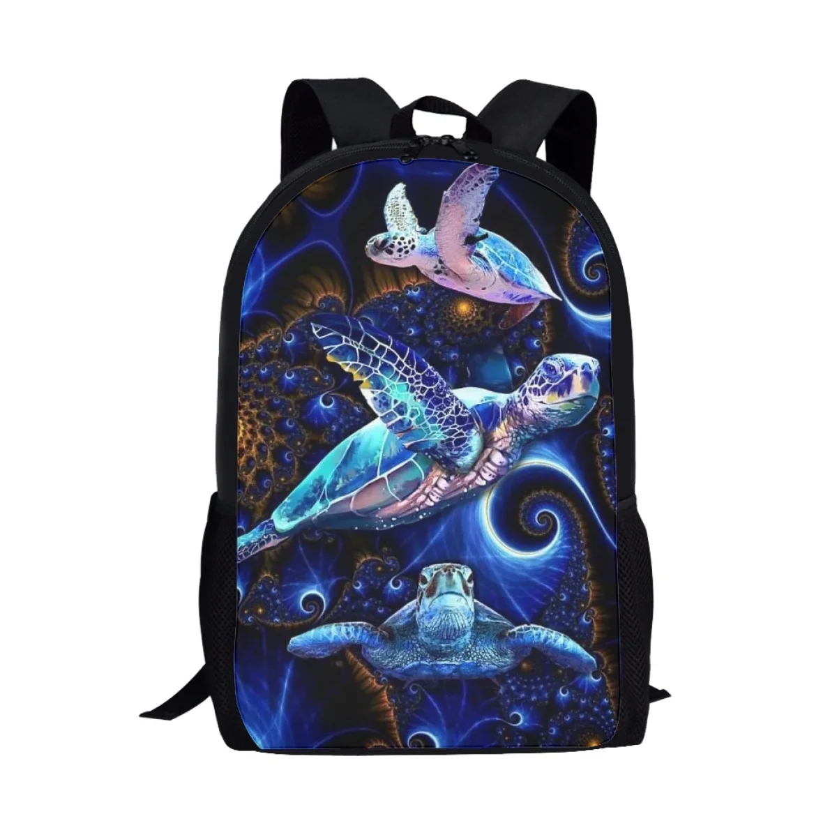 

Fantasy Sea Turtle Print Children School Bag Casual Backpack for Girls Boys Teenager Book Bag Women Men Daily Storage Backpack