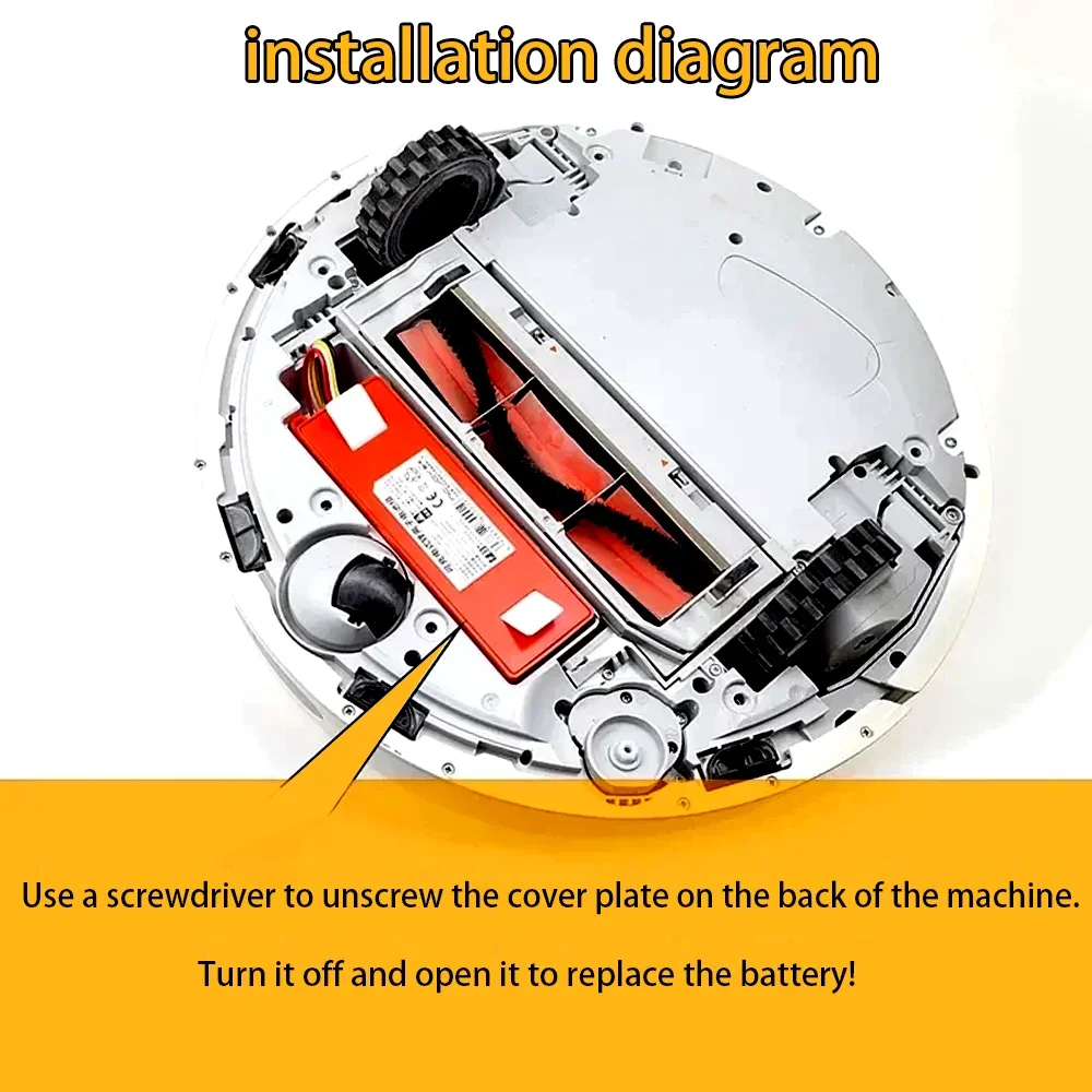 100% Original BRR-2P4S-5200S Robotic Staubsauger Ersatz Batterie Für Xiaomi Roborock S55 S60 S65 S50 S51 S5 MAX S6 Teile