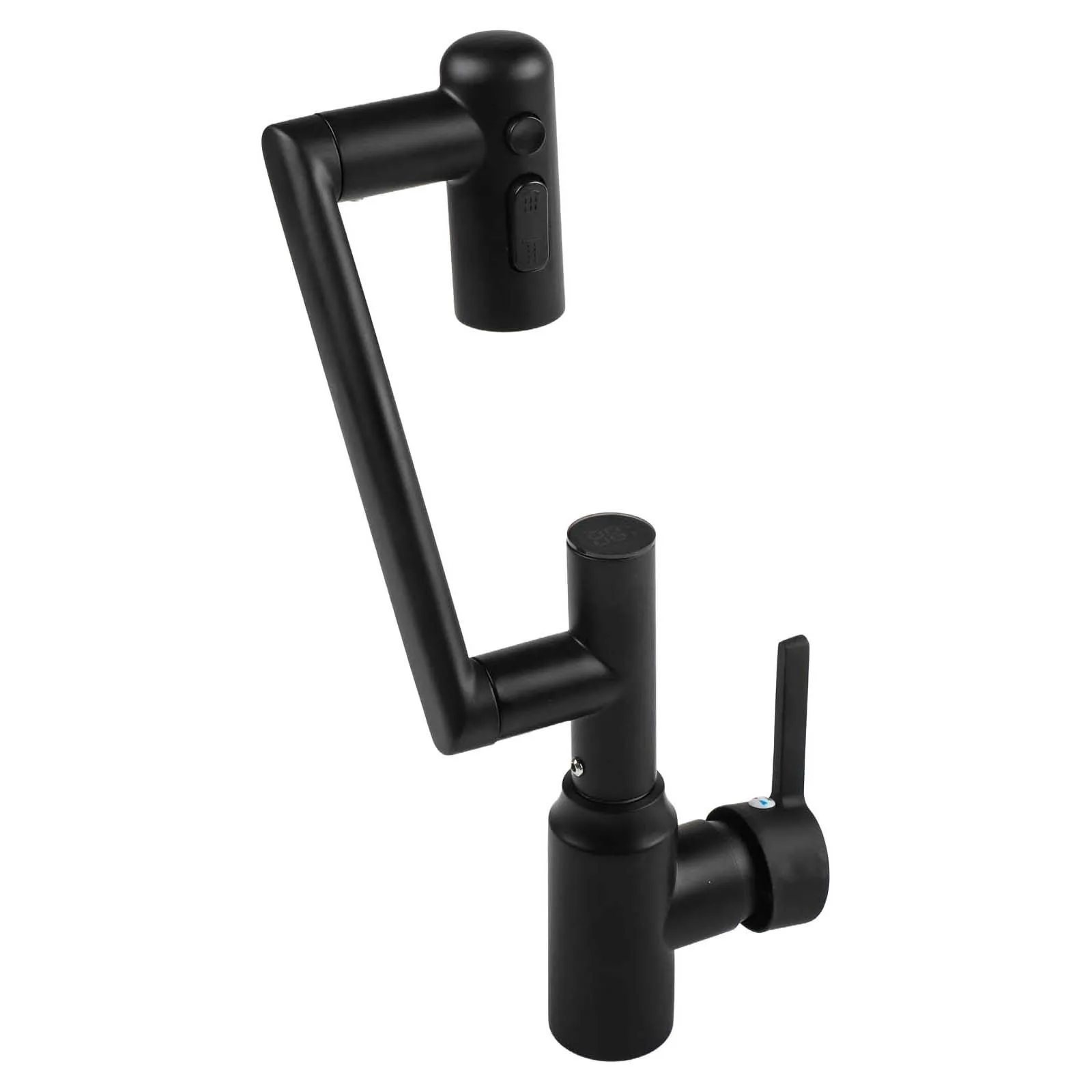 الحمام الحمام LED الحمام صنبور متعدد الوظائف تيار صنبور النحاس الجسم قابل للتعديل منفذ المياه شاشة ديجيتال