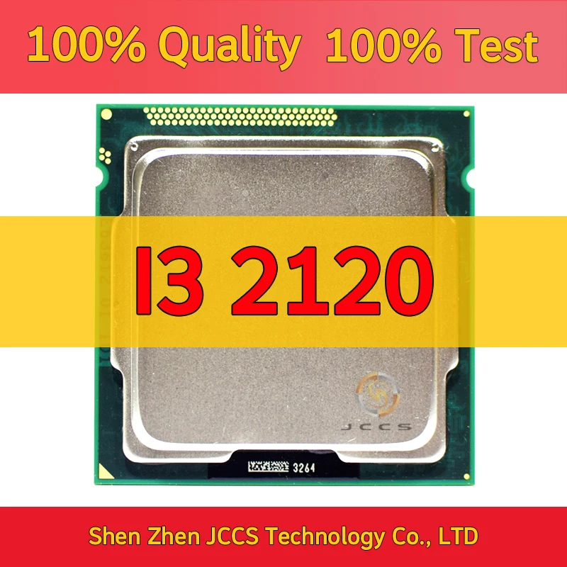 Used Original Intel Core Desktop CPU I3 2120 3M Cache 3.3 GHz LGA 1155 TDP 65W Serve Processor I3-2120 Support B75 Moherboard