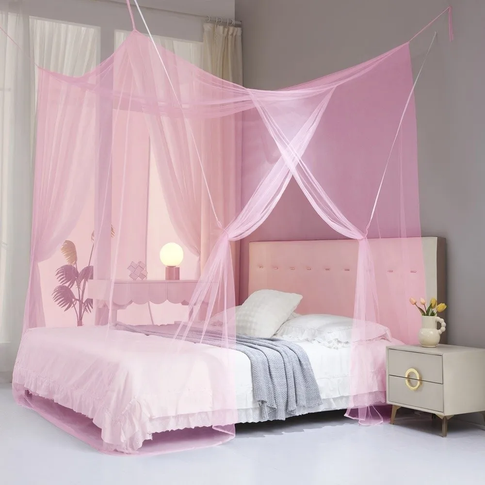 Four Corner Mosquito Net Encryption Mesh Outdoor Camping Insect Net Thickened Insect Prevention Net Outdoor Camping