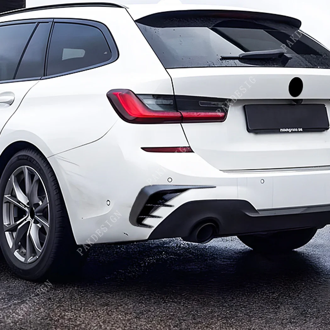 For BMW G21 M340i M340d 330i 330d 325i Touring Rear Window Side Spoiler Splitter 2019+Rear Bumper Canards Vent Side Splitters