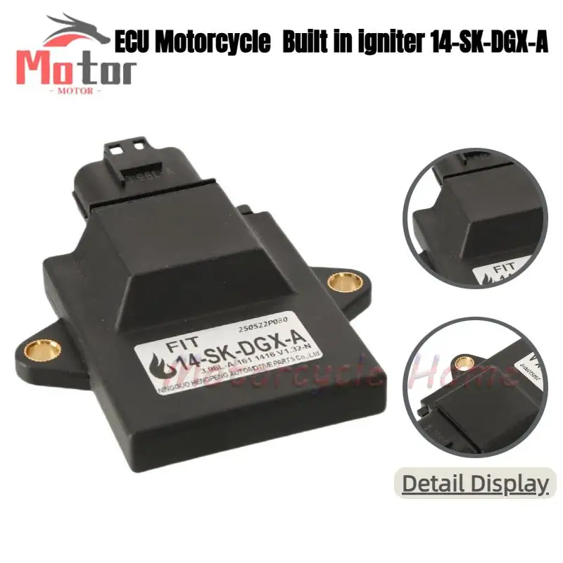 

Встроенный воспламенитель мотоцикла премиум-класса ECU 14-SK-DGX-A, подходит для GY6 125-200cc EFI 18-контактный аксессуар для электронной системы управления