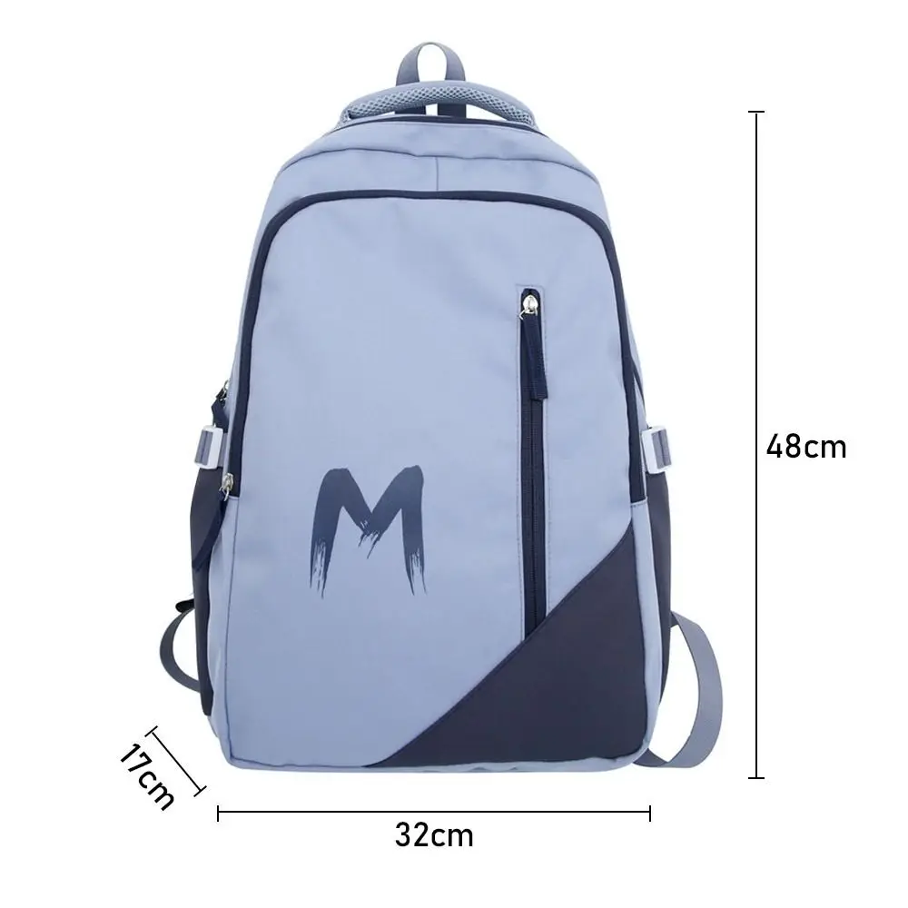 Mochila De Nylon Durável, Bolsa De Ombro De Viagem De Grande Capacidade, Mochilas diárias portáteis