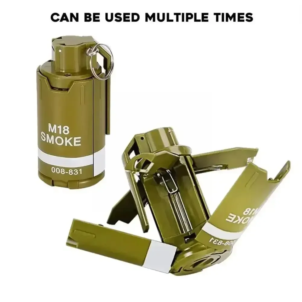 

2025 Tactical Smoke Grenade Model M18 urst Mine Water all Grenade ouncing Smoke Grenade Airsoft Grenade Model For Children's