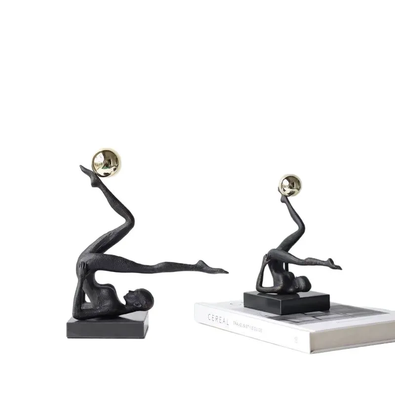 Modern light luxury entrance abstract art figure ornament