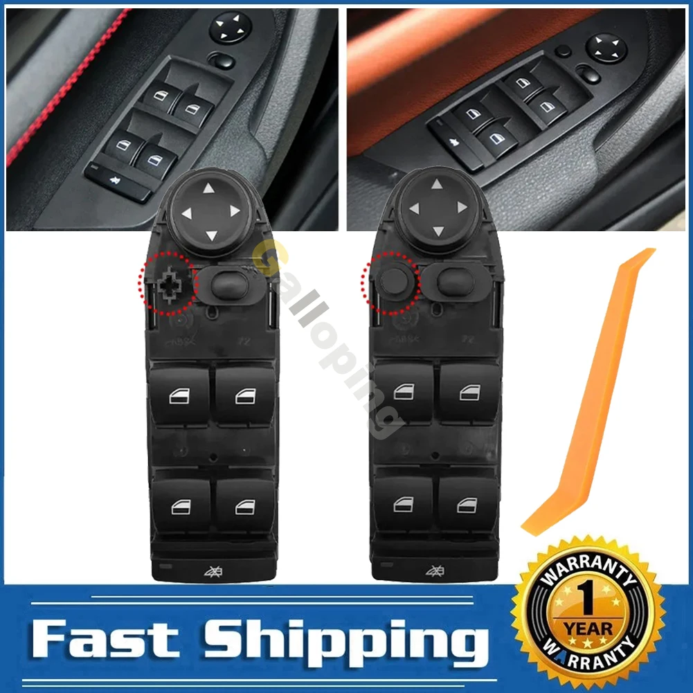 

Electric Power Master Lifter Window Switch Button For BMW E84 E70 E71 E72 X1 X5 X6 Car Accessories 61319216048 61319216049