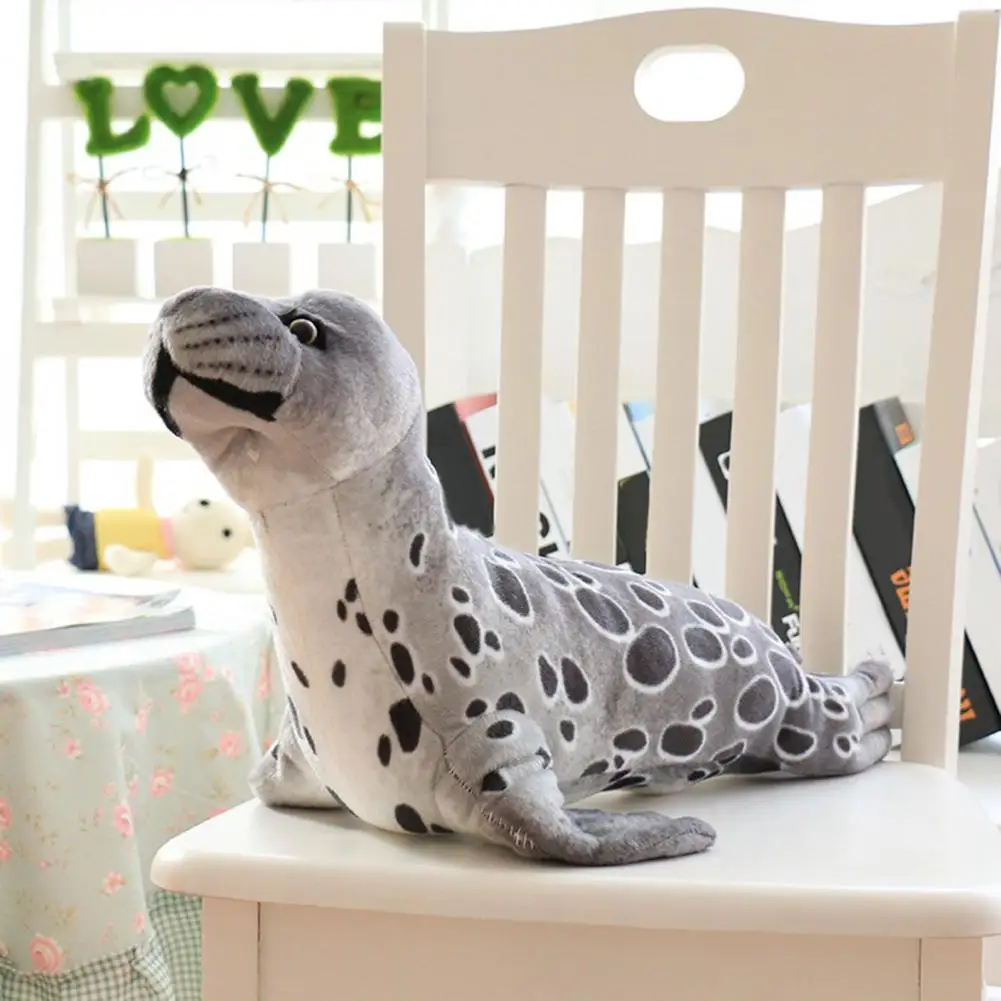 Sea Animal Doll Cute Seal Plush Doll Soft Stuffed Animal Pillow for Home Decoration Aquarium Souvenirs Kids' Birthday Gifts