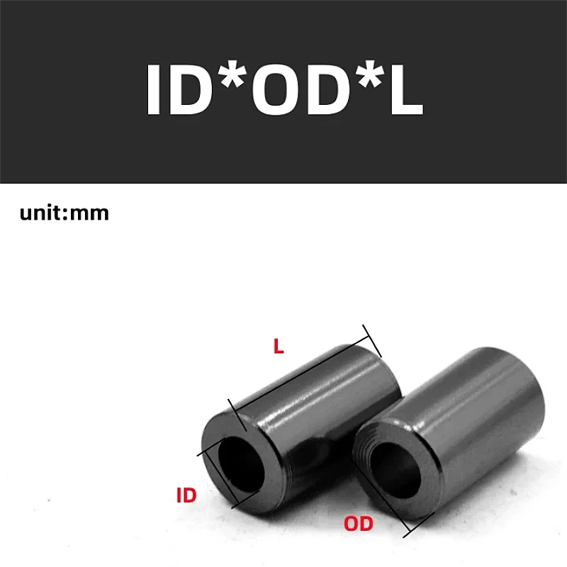 Aluminum Alloy M2.5 M3 M4 Colourful Round Hollow No Thread Washer Bushing Gasket Spacer Sleeve Standoff For RC Model Part