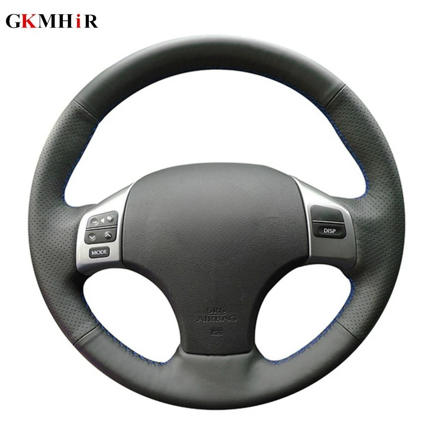 Hand-stitched DIY Black Artificial Leather Car Steering Wheel Cover for Lexus IS IS250 IS250C IS300 IS300C IS350 IS350C F SPORT