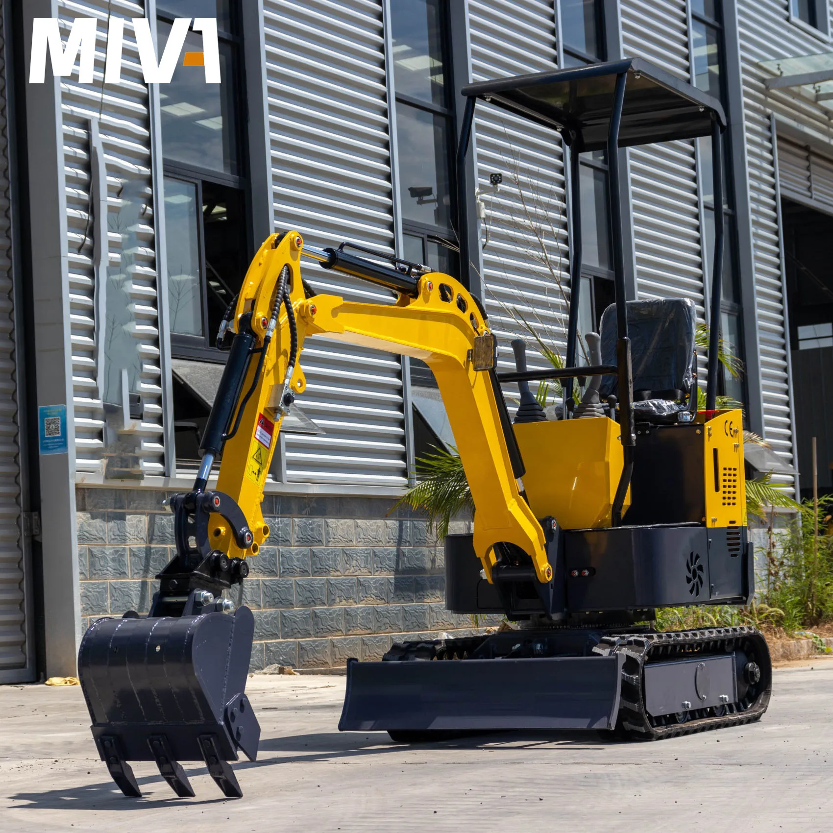 

New 1ton Mini Crawler Digger Excavator Durable Small Bagger Garden Hydraulic Mini Excavator Machine Customized