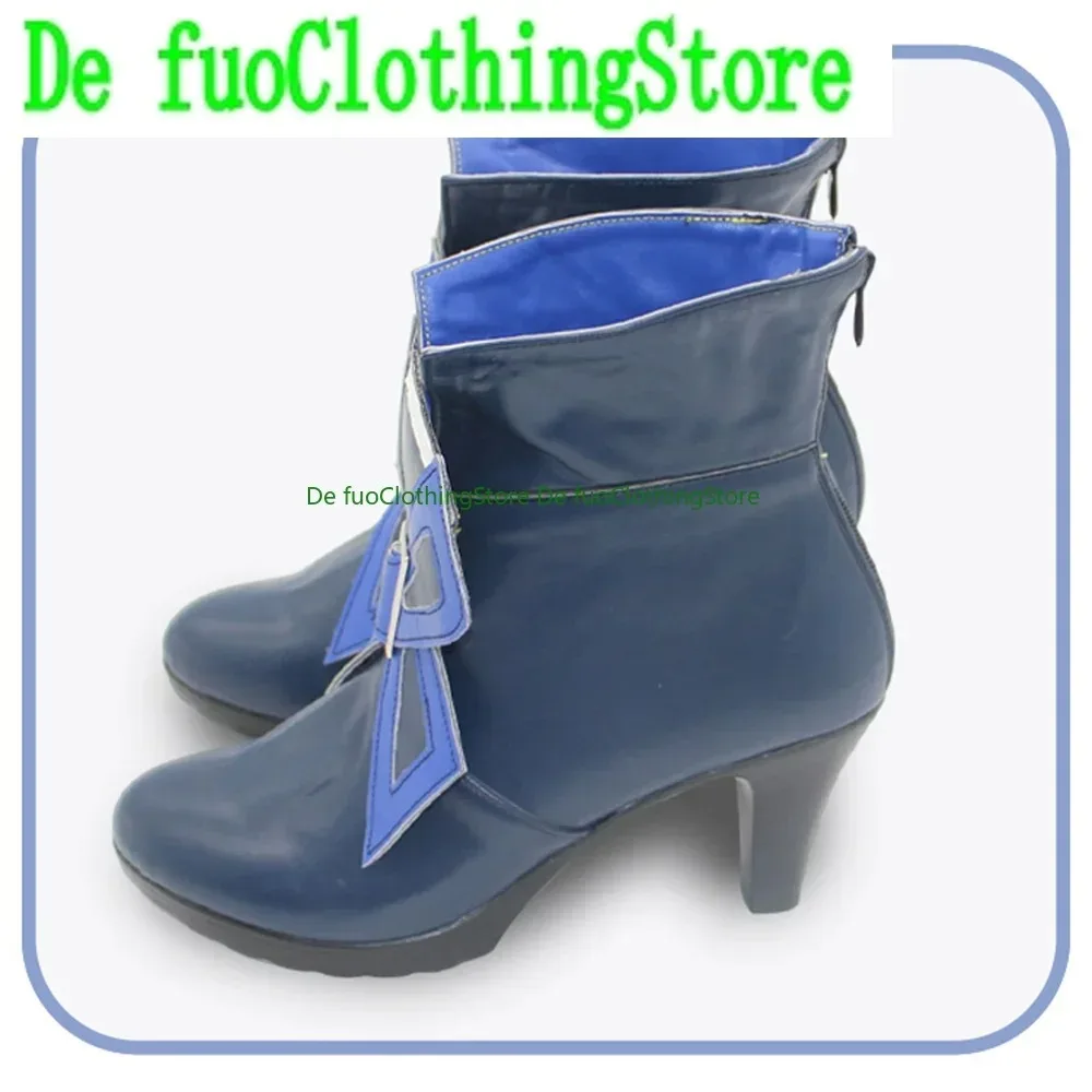 Buty do cosplayu Focalors Genshin Impact, buty do gry, anime, Halloween, Boże Narodzenie, sklep z odzieżą DefuoClothing