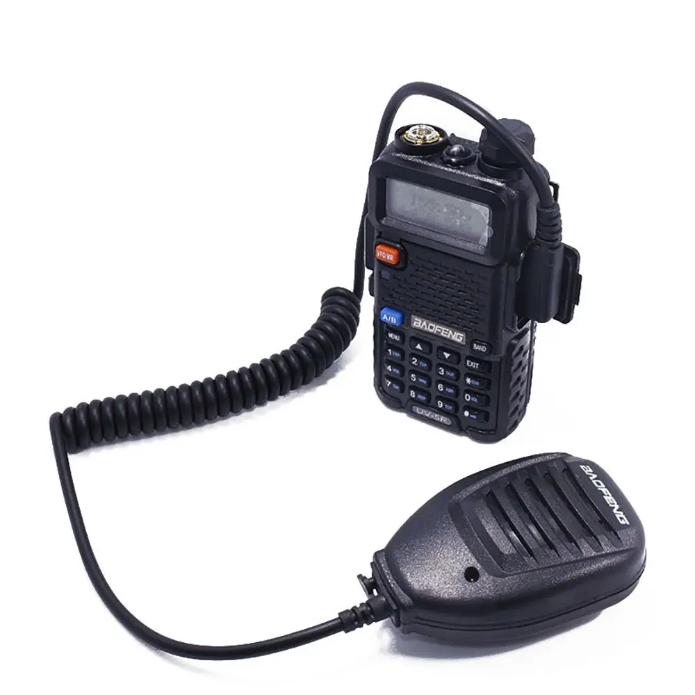 Universal Waterproof Speaker Mic for Baofeng Walkie Talkie Microphone Handheld Speaker Walkie Talkie Speaker