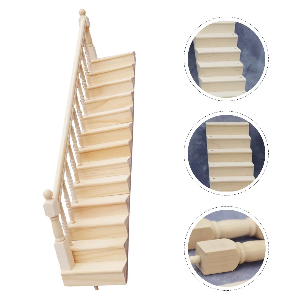 

Набор из 1 предмета: очаровательная имитация лестницы для миниатюрного домика, износостойкий декоративный аксессуар для детей, миниатюрная мебель для дома