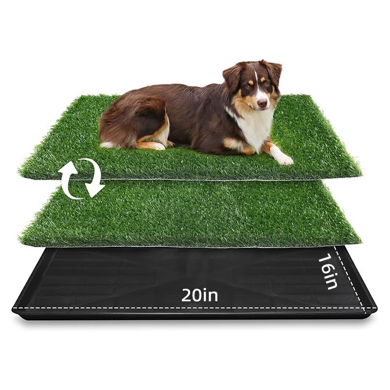 

Туалет для маленьких собак, имитация газона, травы, горшок для собак, съемный коврик для мочи для домашних животных, защита от брызг, чистка мочи, товары для домашних животных