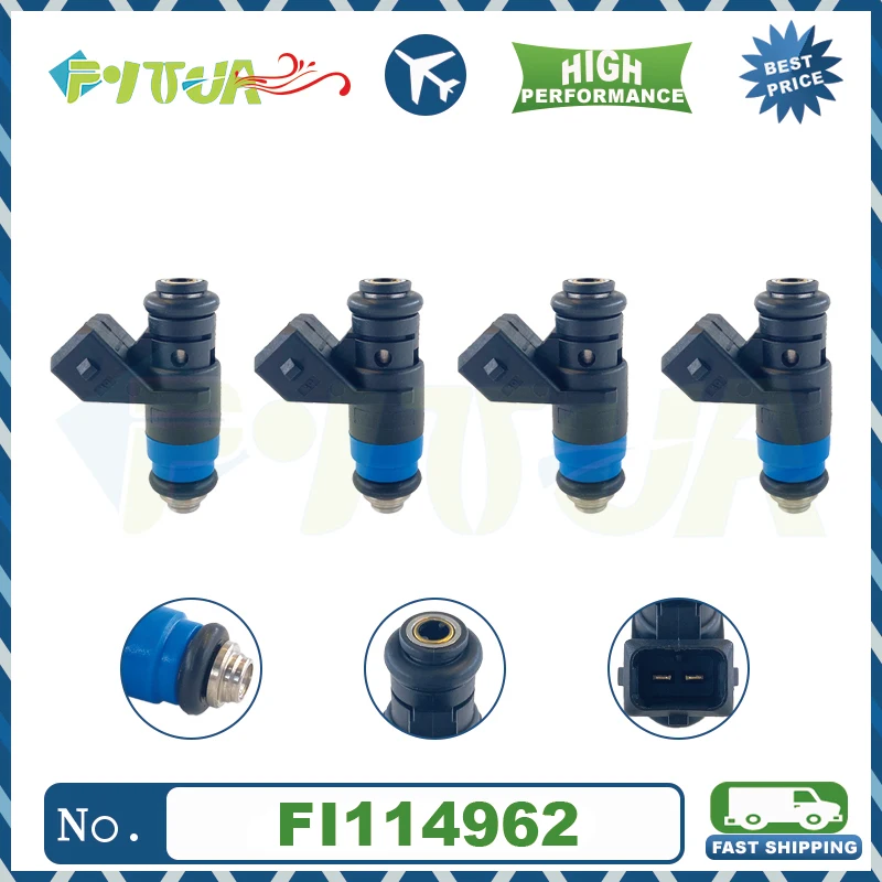 

Fuel injector FI114962 For Gasoline Petrol Short Injection 107962 High Impedance Bico Nozzle F118L02287 EV1 630cc 60lb New