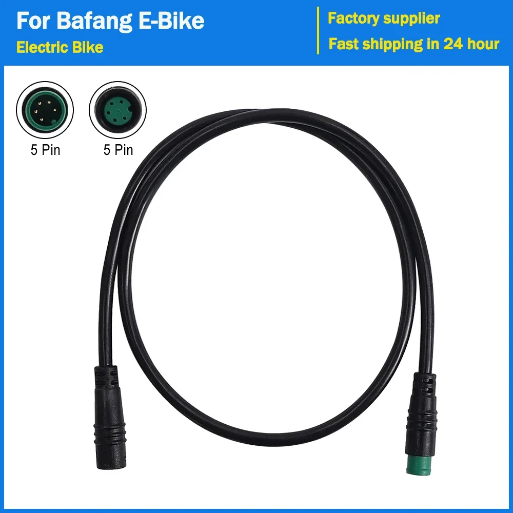 5 Pin Male To Female M/F Extension Cable Electric Bike for Bafang Display Extension Cables Waterproof Mid Motor Extension Cable