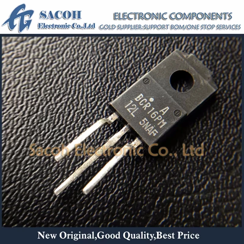 

Refurbished Original 10Pcs/Lot BCR16PM-12L BCR16PM-12 OR BCR16PM-14L BCR16PM-14 TO-220F 16A 600V Bidirectional Thyristor