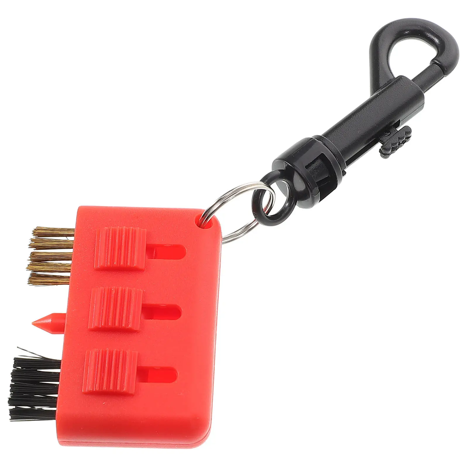 

Portable Retractable Brush 3 in 1 Wear-Resist Club Groove Cleaner Golf Ball Brush Golfs Accessories