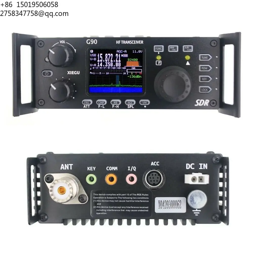 Xiegu G90 20W BT QRQ SDR HF Radio Transceiver Ham Radio Xiegu Amateur Radio Short-Wave Transceiver