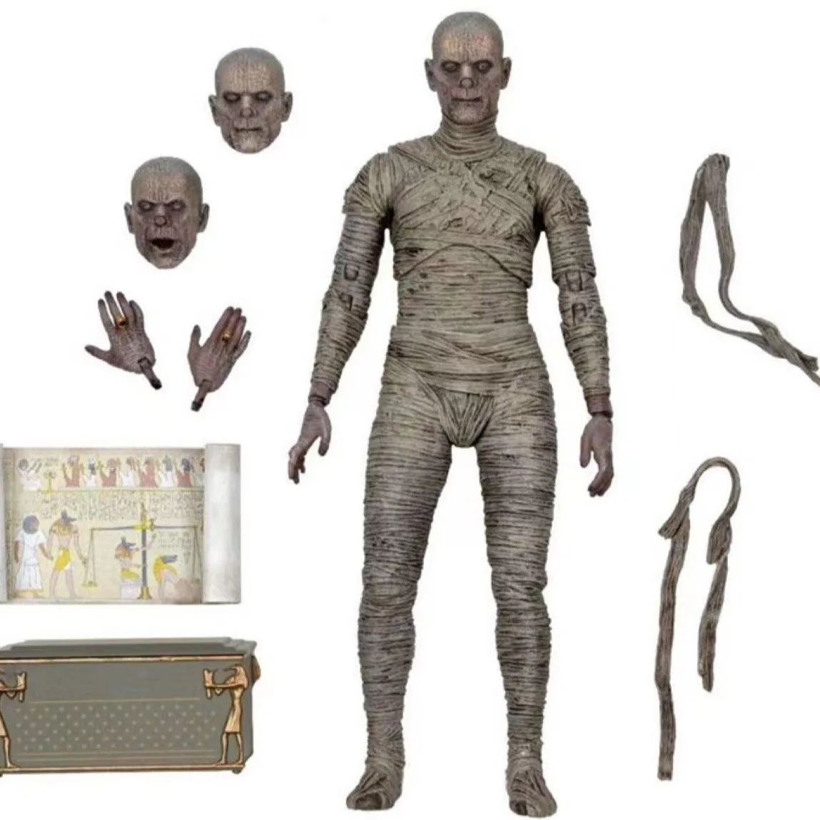 

Neca Mummy Ancient Egyptian Pharaoh Global Monster 7-дюймовая DIY-модель-украшение оптом, лимитированная серия