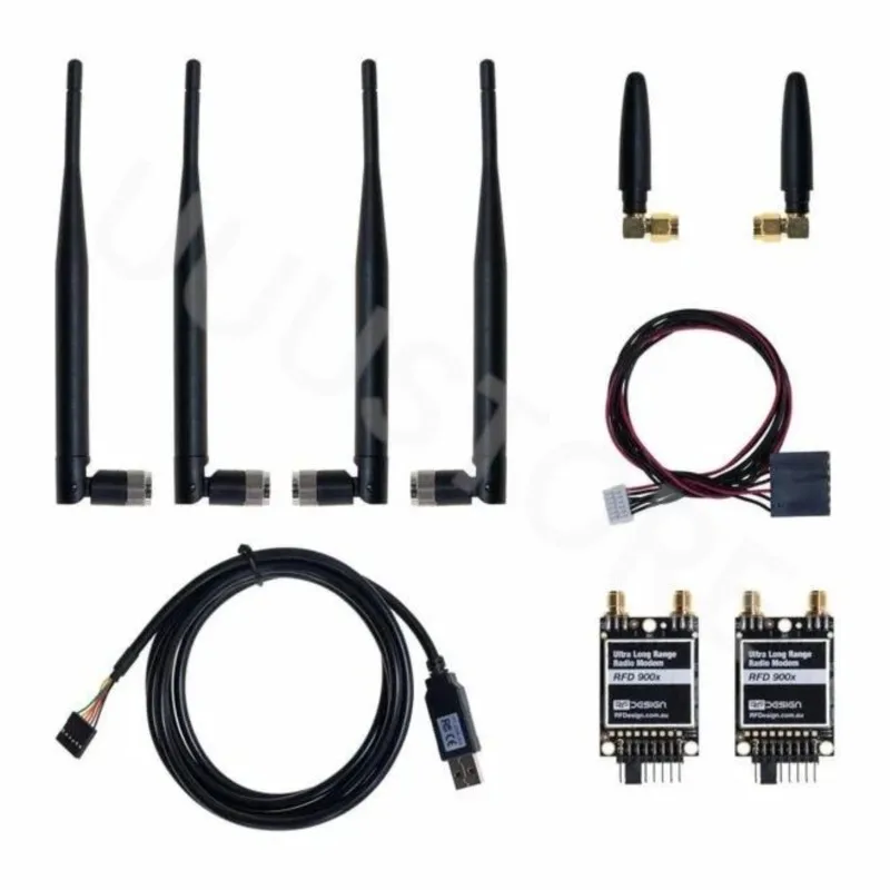 RFDesign RFD 900x Remote900X RFD900x Telemetry Radio Modem transmitter with Diversity FTDI&Antenna for APM PIX 3DR