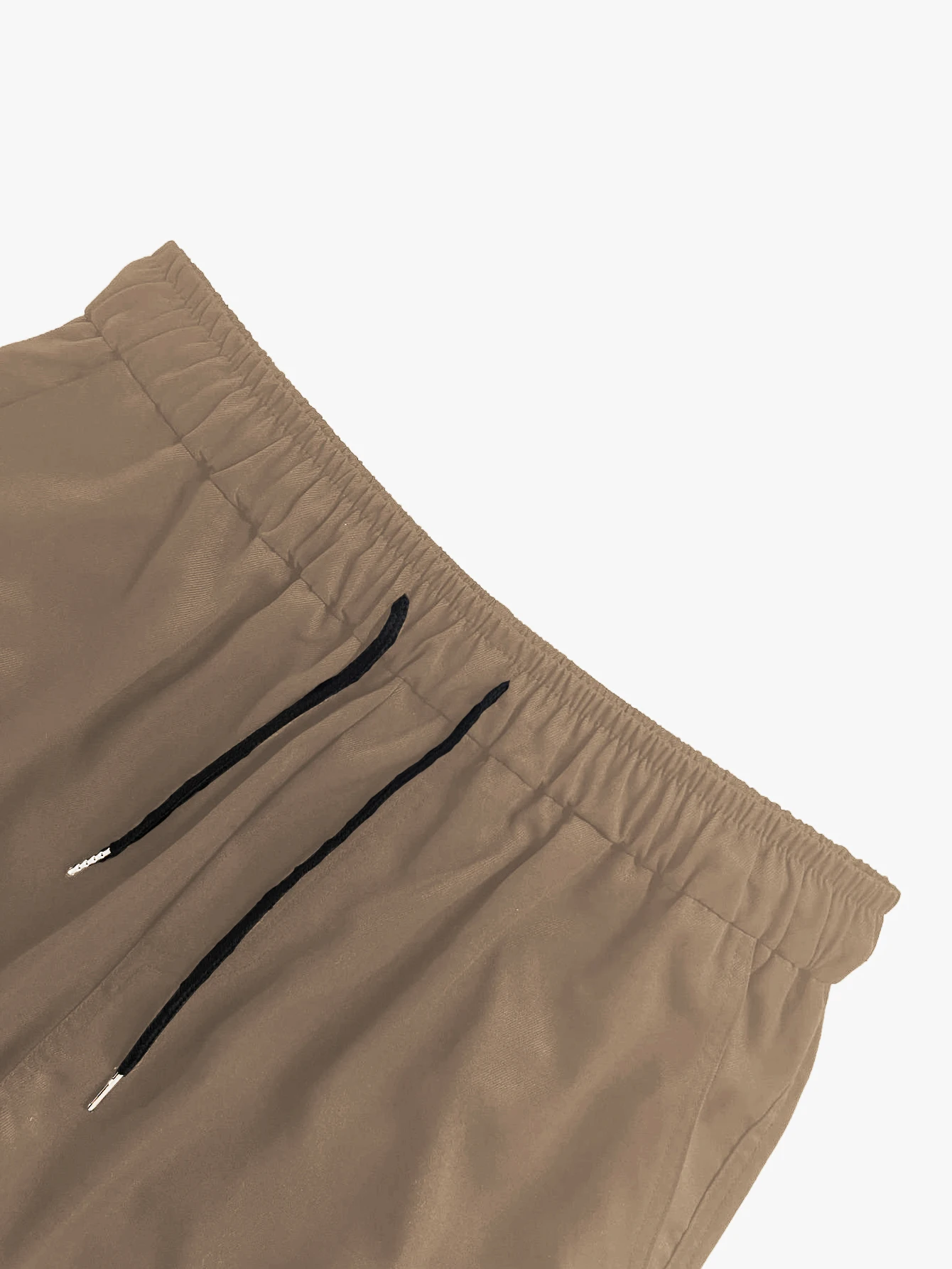 Einfarbige Cargohose für Herren mit Pattentasche, Kordelzug am Bund, normale Passform, lässige Hose mit geradem Bein für den Alltag – Detail 10