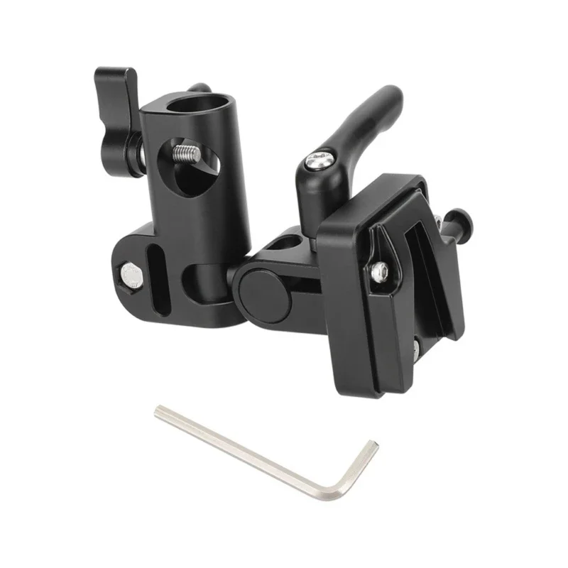 

Adjustable V Lock Battery Holder V Lock to C Clamp Adapter For Various Photography Setups