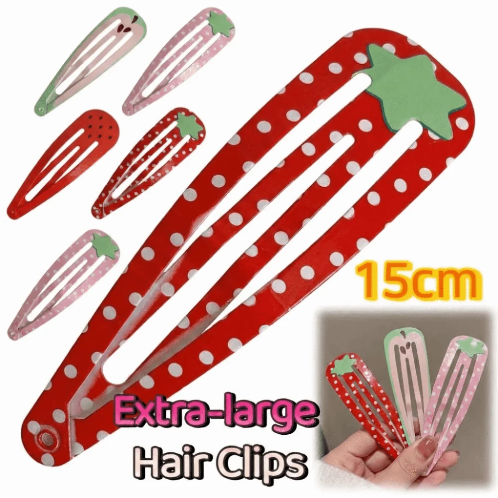 New 15cm Giant Hair Clip Large Size Colorful Extra-large Hair Clips Hoodies Accessory Curtain Clip Children's Use