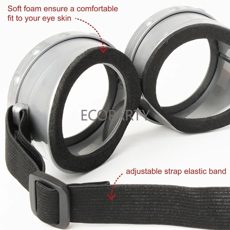 3-teiliges Halloween-Kostümzubehör für Erwachsene, lila Mütze/Brille, Brille/Handschuhe für Damen und Herren, Cosplay-Party-Set