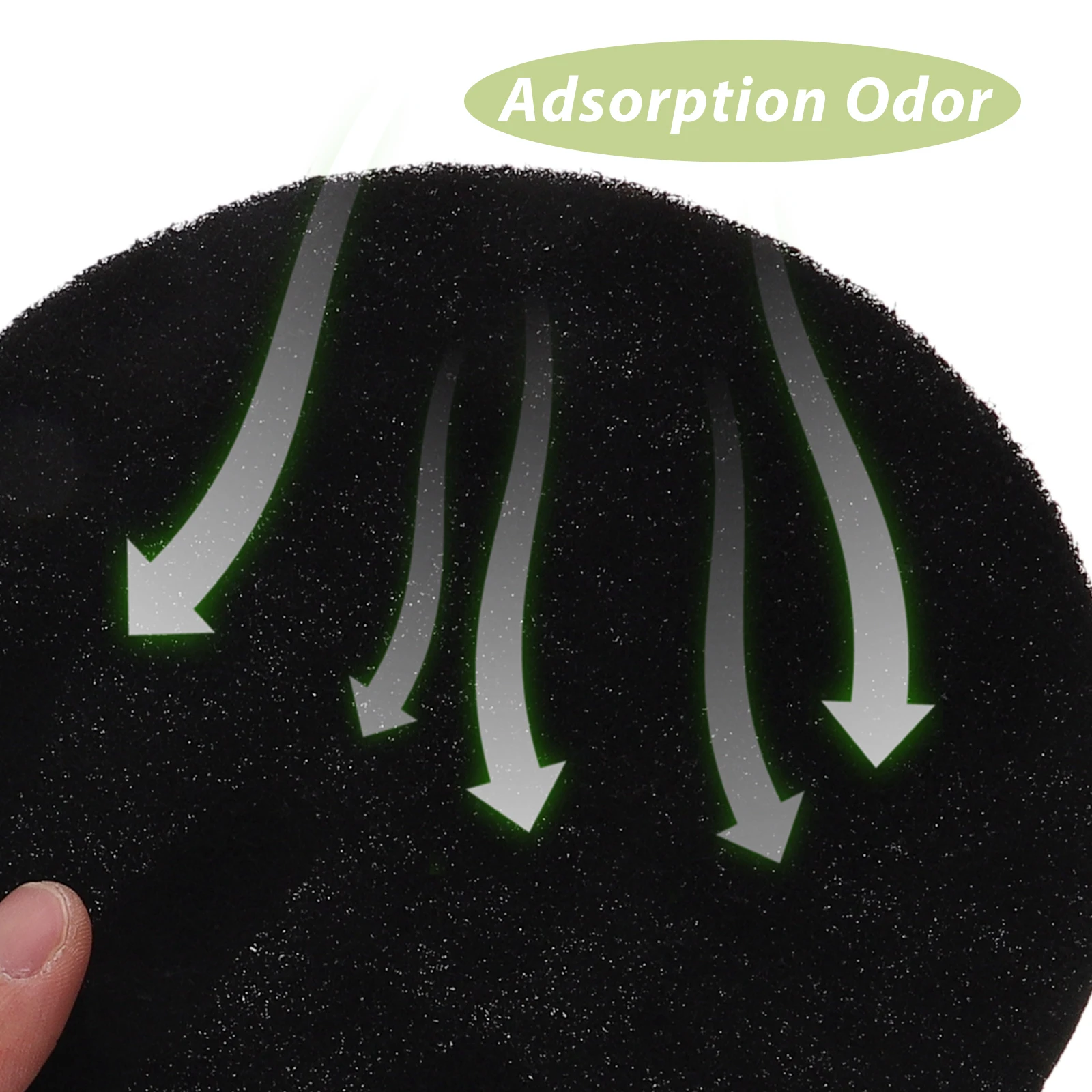 

6Pcs Deodorizing Activated Carbon Filter Pads for Fish Tank Aquarium Filtration Replacement Sponge Clean Water Purification