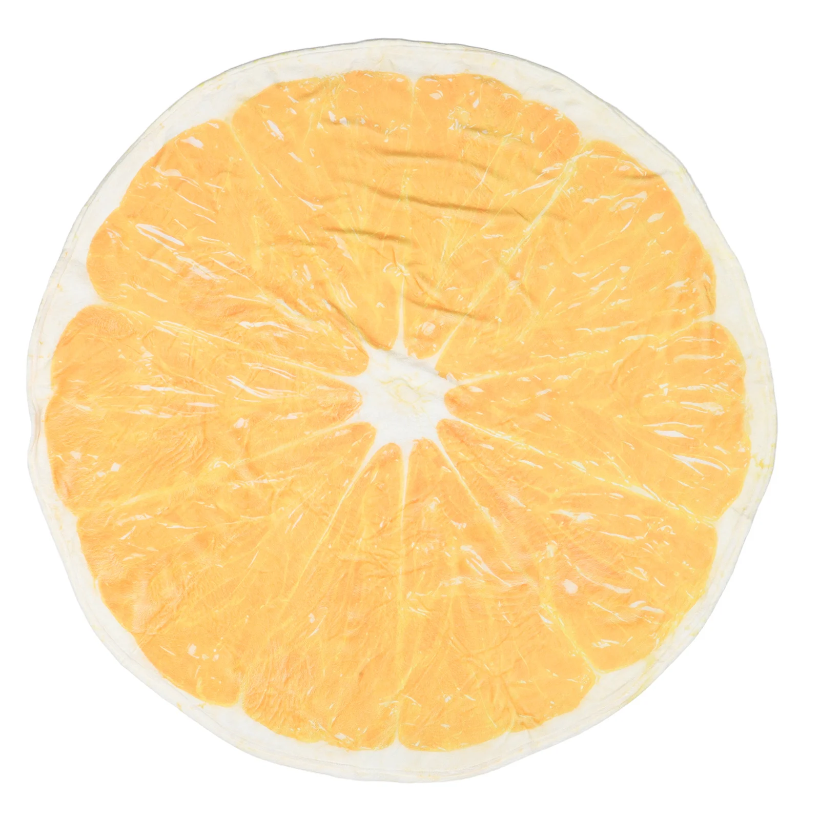 لينة المرجان الصوف البرتقال رمي بطانية 120 سنتيمتر الفاكهة طباعة بطانية مستديرة الأريكة أريكة تتحول لسرير نزهة البساط نابضة بالحياة الدافئة دافئ في الهواء الطلق