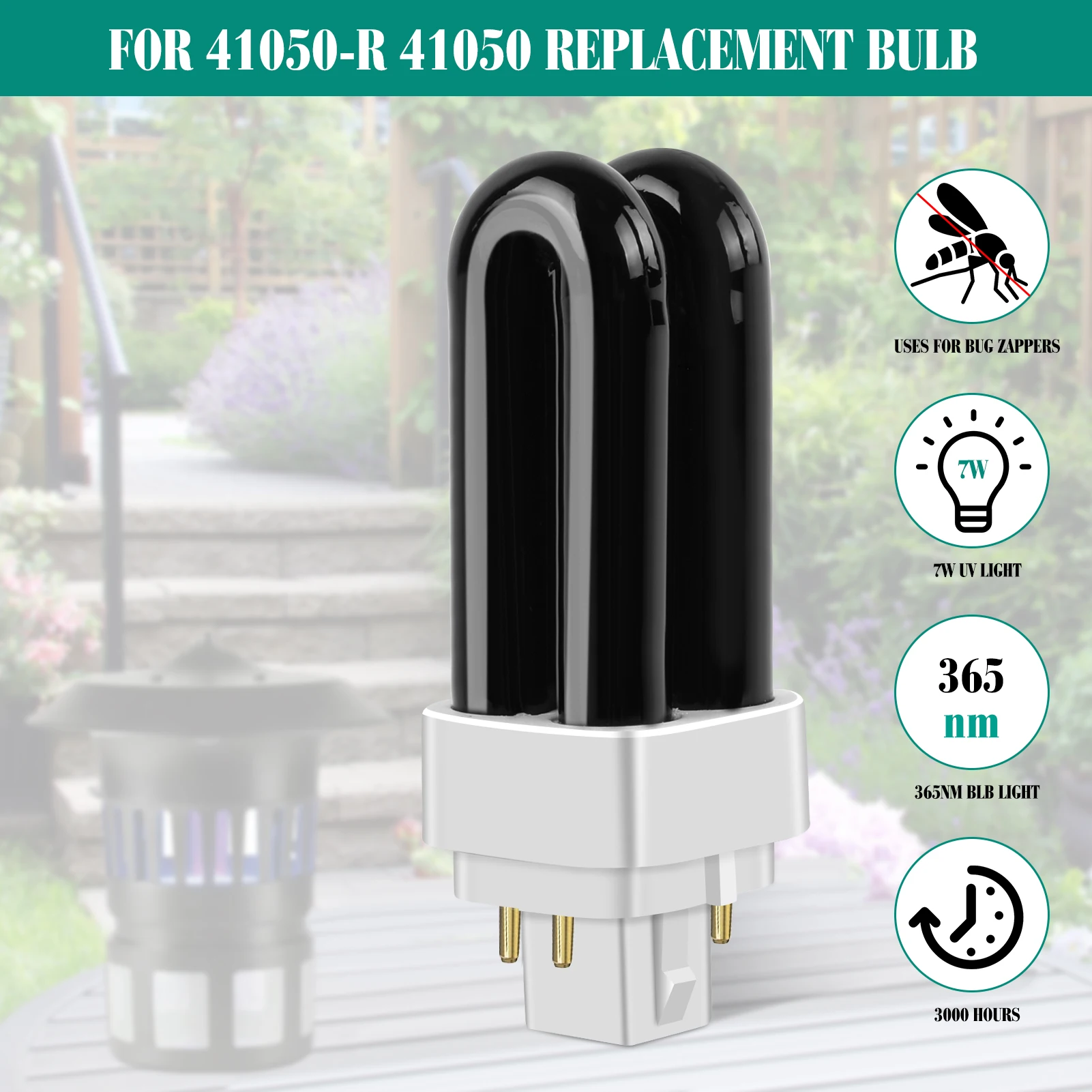 

UV Mosquito Trap Bulb Tube for Dynatrap 41050-R 7 Watt Ultraviolet Bug Killer Trap Replacement Bulb 1927573 Outdoor Lighting