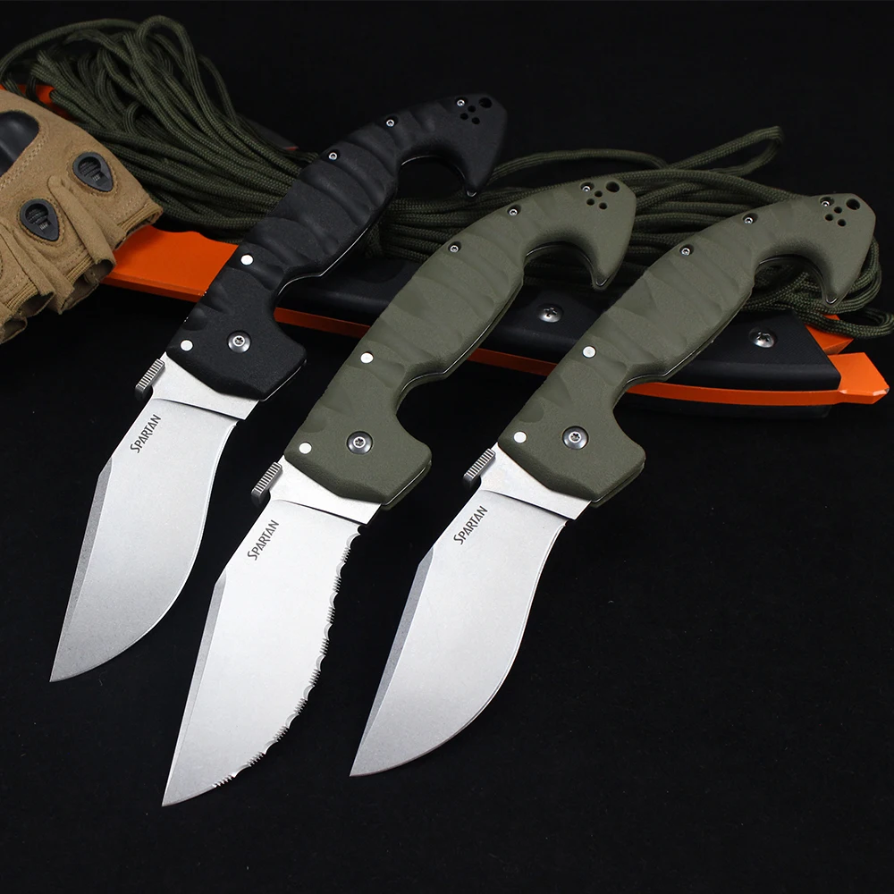 New Cold Folding Tactical Knife S35VN Steel Spartan Outdoor Military Hunting Combat Survival Pocket Knives for Men EDC Hand Tool