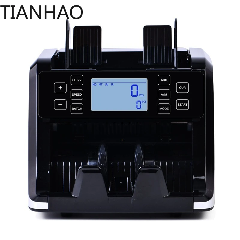 Bank Grade Money Counter Machine Mixed Denomination Paper Currency Sorting Machine Fitness Mixed Value Currency Counter