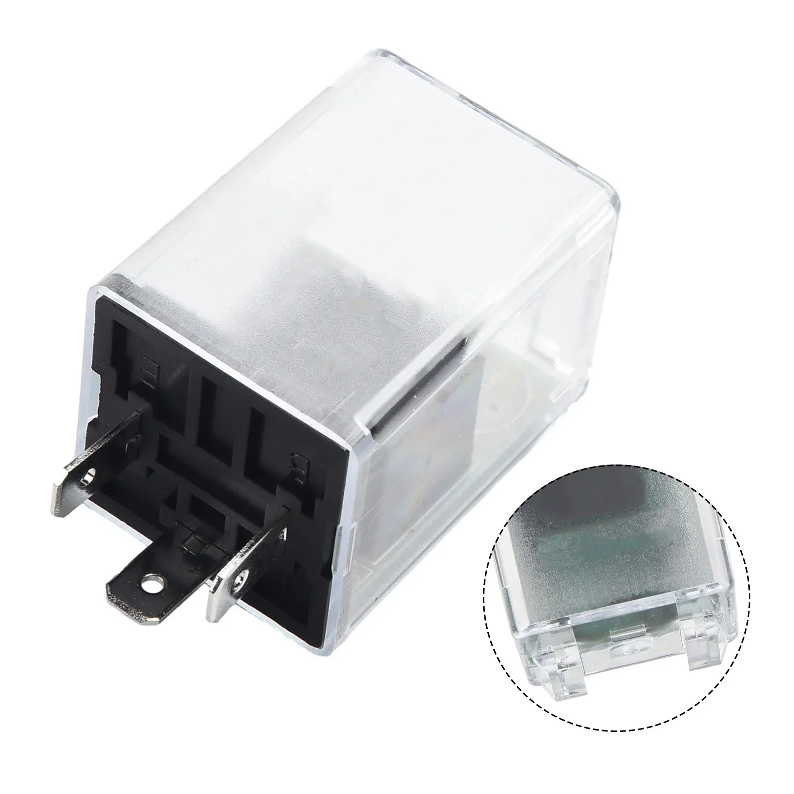

LED Flasher Relay DC 24V Universalfor Bulbs 3Pin For Car Modified Plastic & Metal Turn Signal Replacement Useful