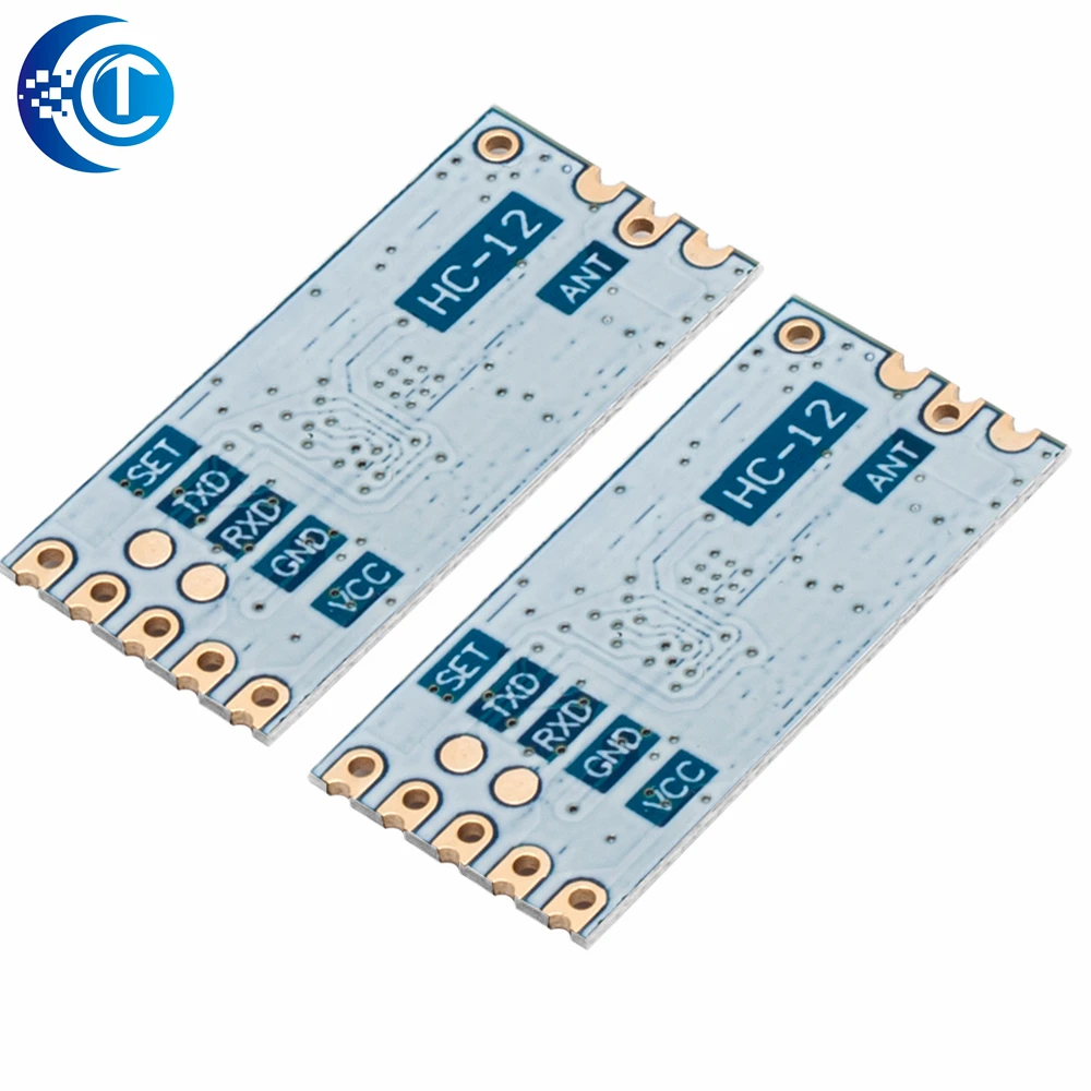 HC-12 Microcontrolador sem fio com antena, serial de longo alcance, Bluetooth, 1000M, 433, 1pc