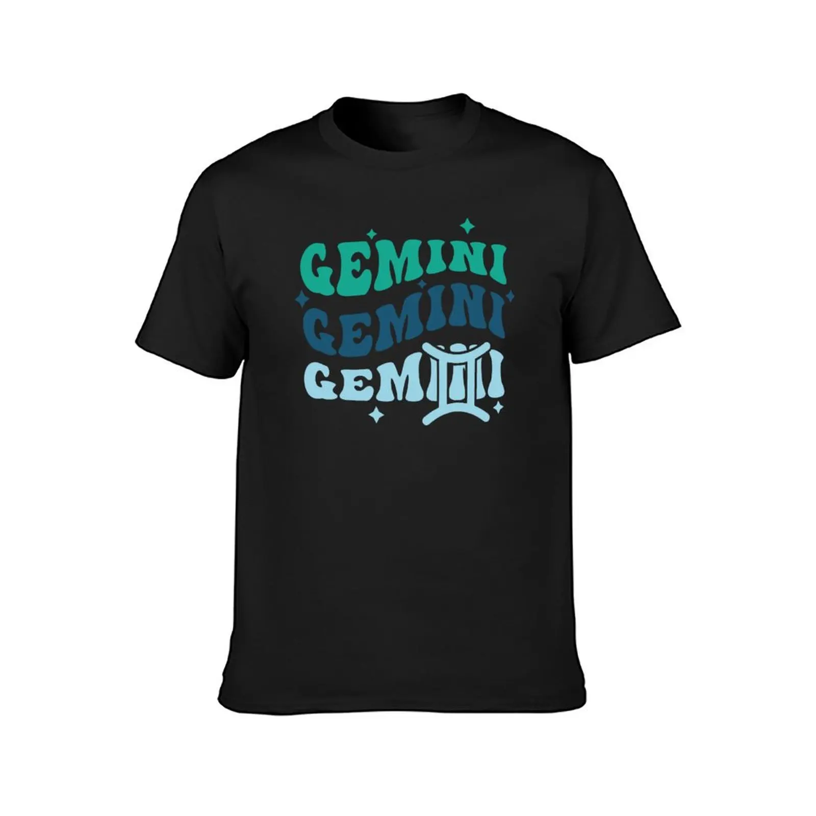 Gemini groovy hippie print T-Shirt customs Blouse mens champion t shirts