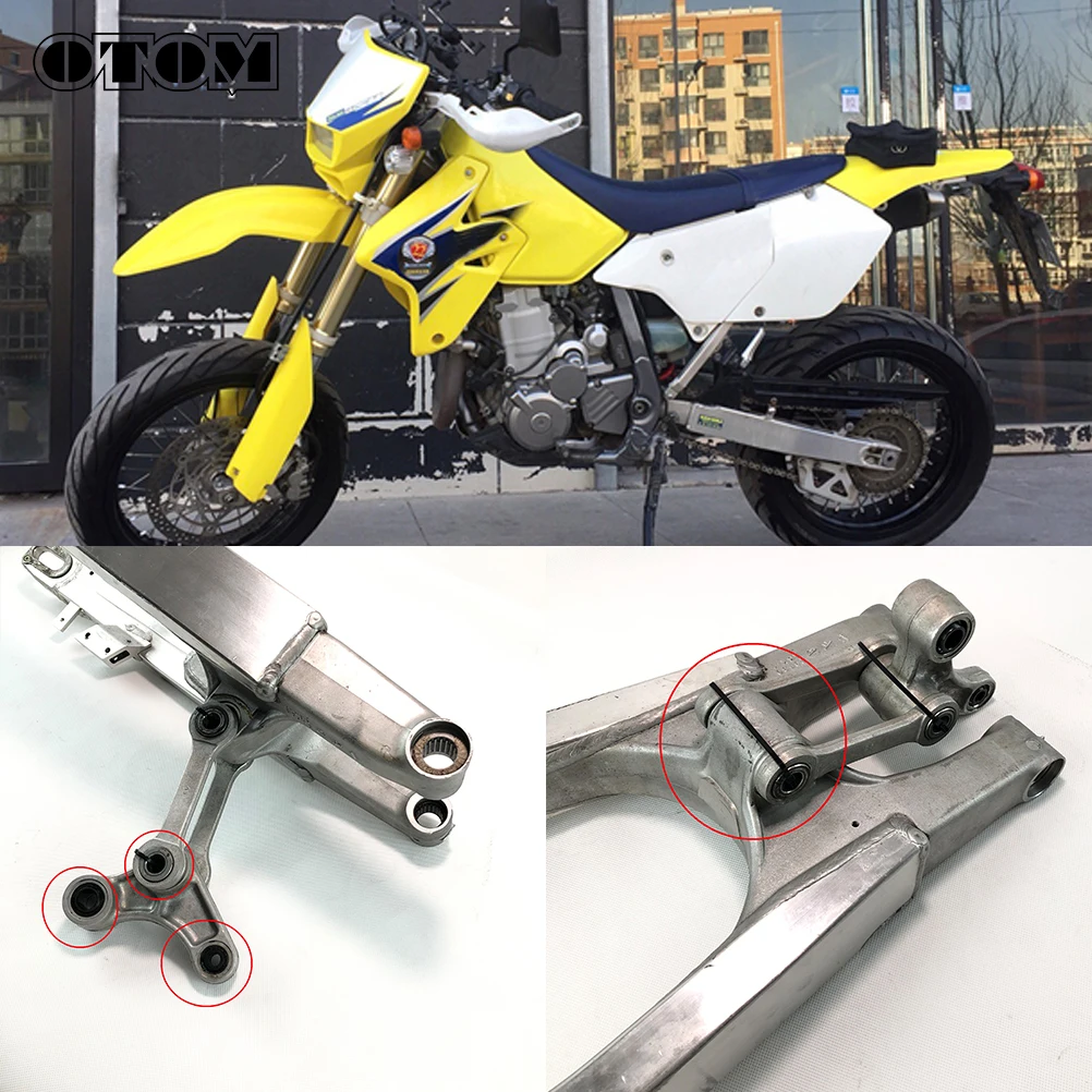 OTOM 2021 Swing ARM Triangle Lever Linkage ARM Bearing Oil Seal Bushing For DRZ400 DRZ400S DRZ400E DRZ400SM RM125 RM250 Pit Bike