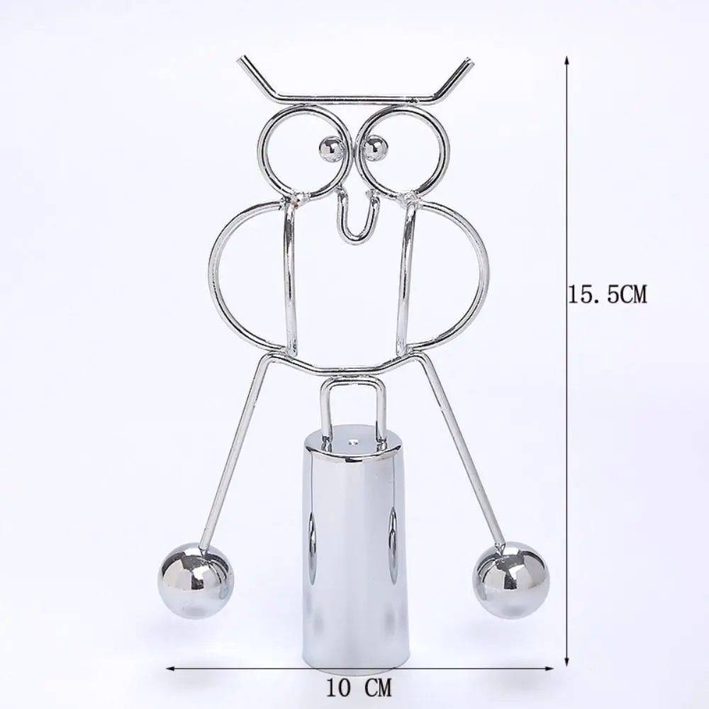 لعبة كرة التوازن من الفولاذ المقاوم للصدأ ، قاعدة البندول الإبداعية ، زخارف الرجل الحديدي ، لعبة مكتب تخفيف الضغط ، أدوات التعليم المبكر ، الهدايا #5