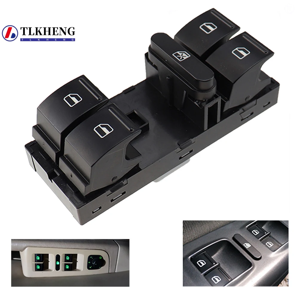 

Electric Window Control Switch For Skoda Octavia Fabia Yeti Roomster 2005 2006 2007 2008 2009 2010 2011 2012 2013 2014 2015