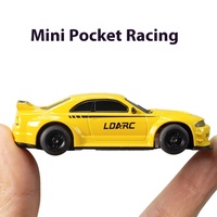 Ldarc R02 Flat Run Racing Car 1/64 Mini Desktop Rc Model Car Simulation Children'S Remote Control Toy Car Long Range