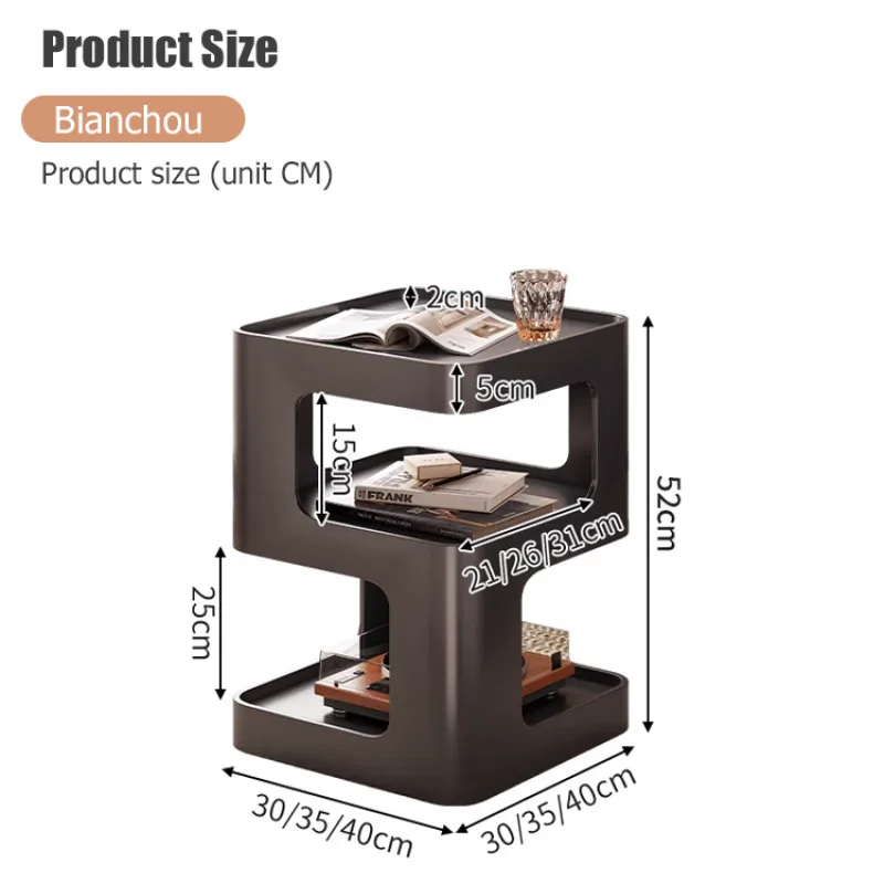 Mesa de cabeceira moderna, mobília da sala, mesa lateral simples