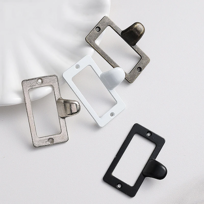 10PCS Antique Label Frame Card Holders with Pull Handle for Drawer Chest Cupboard Filing Cabinet Insert Organizer