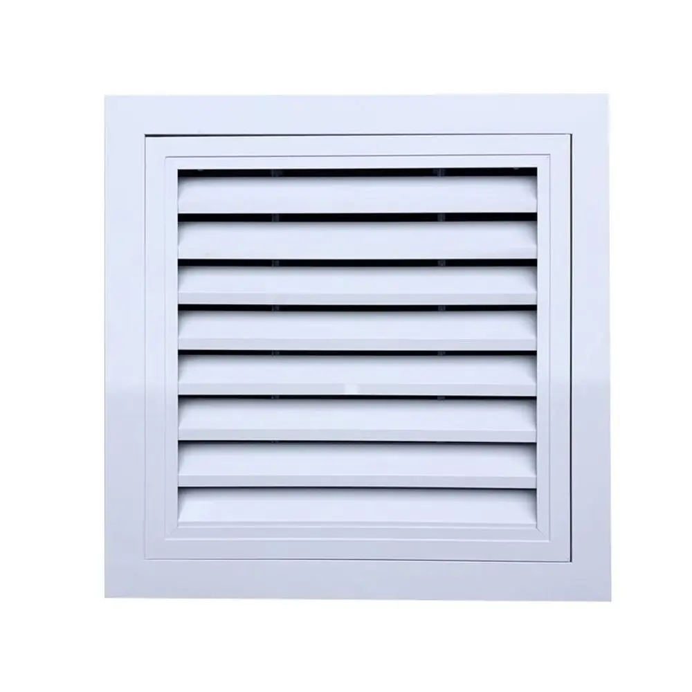 New Aluminum Alloy Air Vent Grille White Square Return Air Grill With Mesh Ventilation Grille Houses