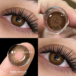 AMARA 1 Pair Color Contact Lenses for Eyes Brown Colorcon Lenses Cosmetics Blue Colored Lenses Cosmetic Eye Lens Yearly Use