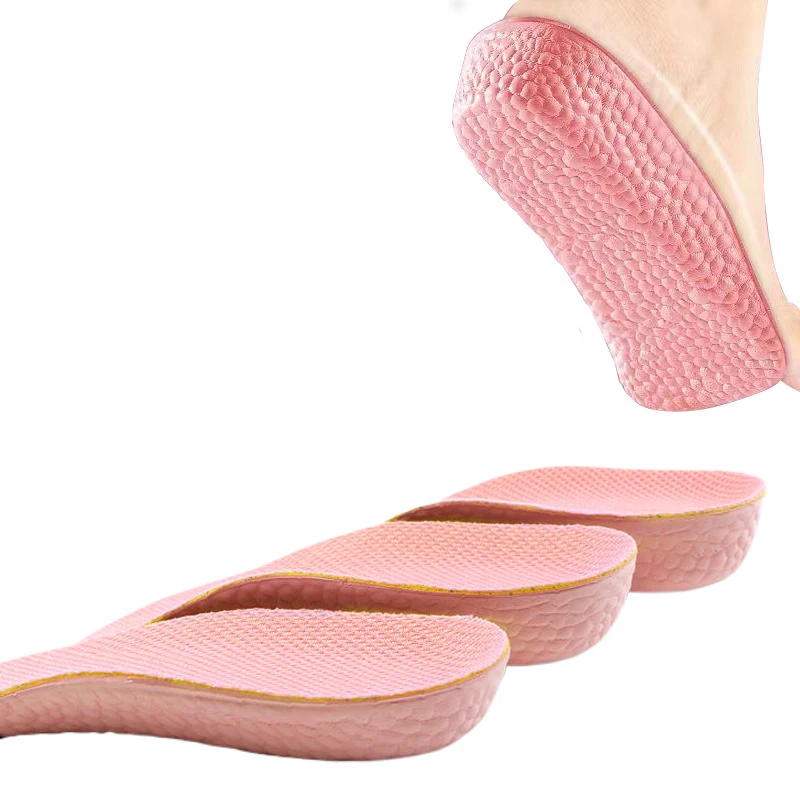 1 Pair Sneakers Heel Lift Memory Foam Soft Shoe Pads Height Increase Insoles Men Women Shoes Orthopedic Insoles