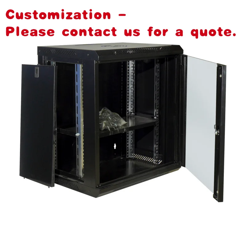custom.19 Inch Wall Mount 6u Internet Server Cabinet Data Center Metal CCTV Server Cabinet DVR Rack