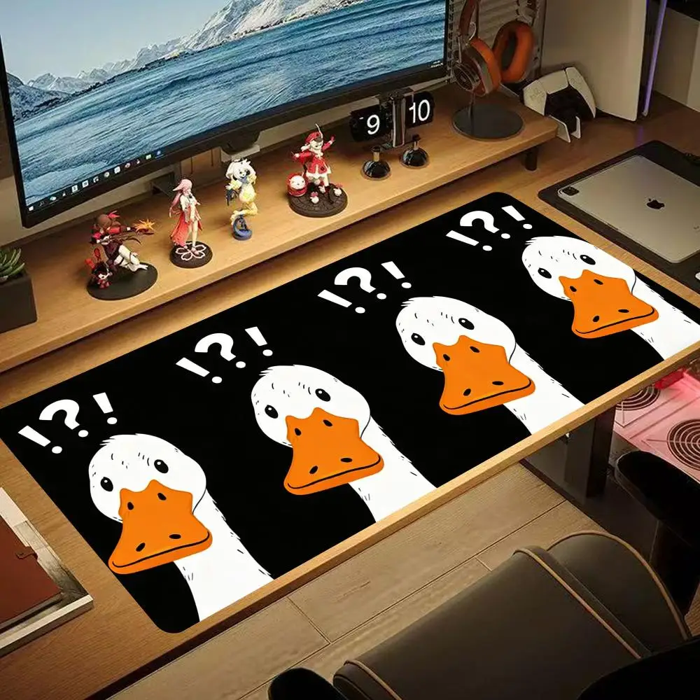 

XAXC Big Mouse Gamer E-Sports Mouse Cute Duck Theme Design Question Mark Duck XXL Mat Game Mechanical Keyboard XXL Desk Mat